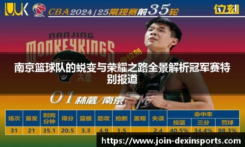 南京篮球队的蜕变与荣耀之路全景解析冠军赛特别报道